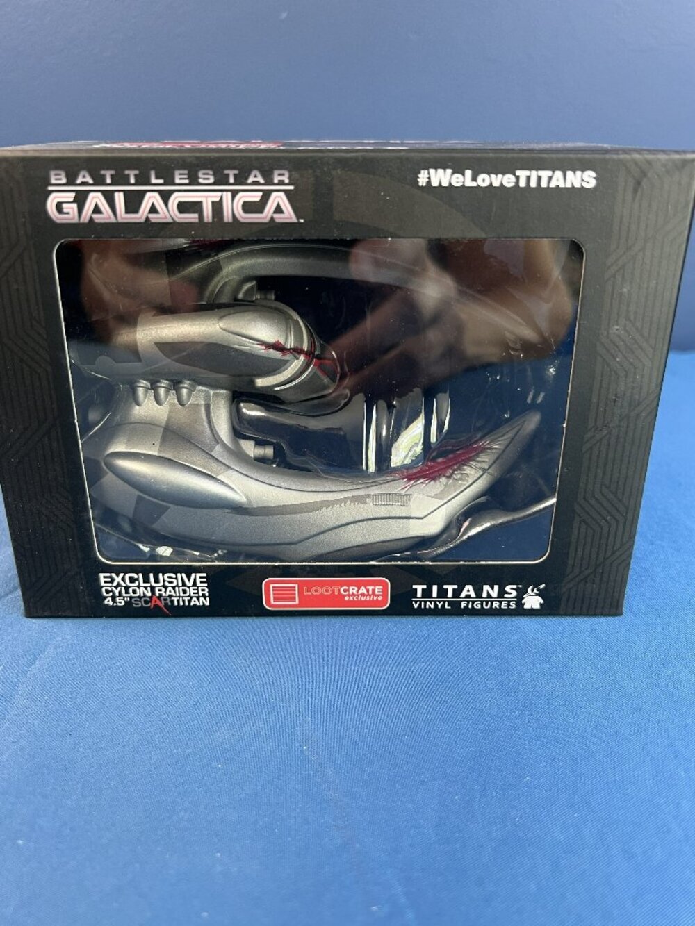 Loot Crate Battlestar Galactica Exclusive Cylon Raider 4.5" Scar Titan
